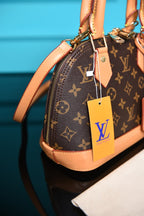 LOUIS VUITTON - Alma BB Bag in Suede (6 Renk)