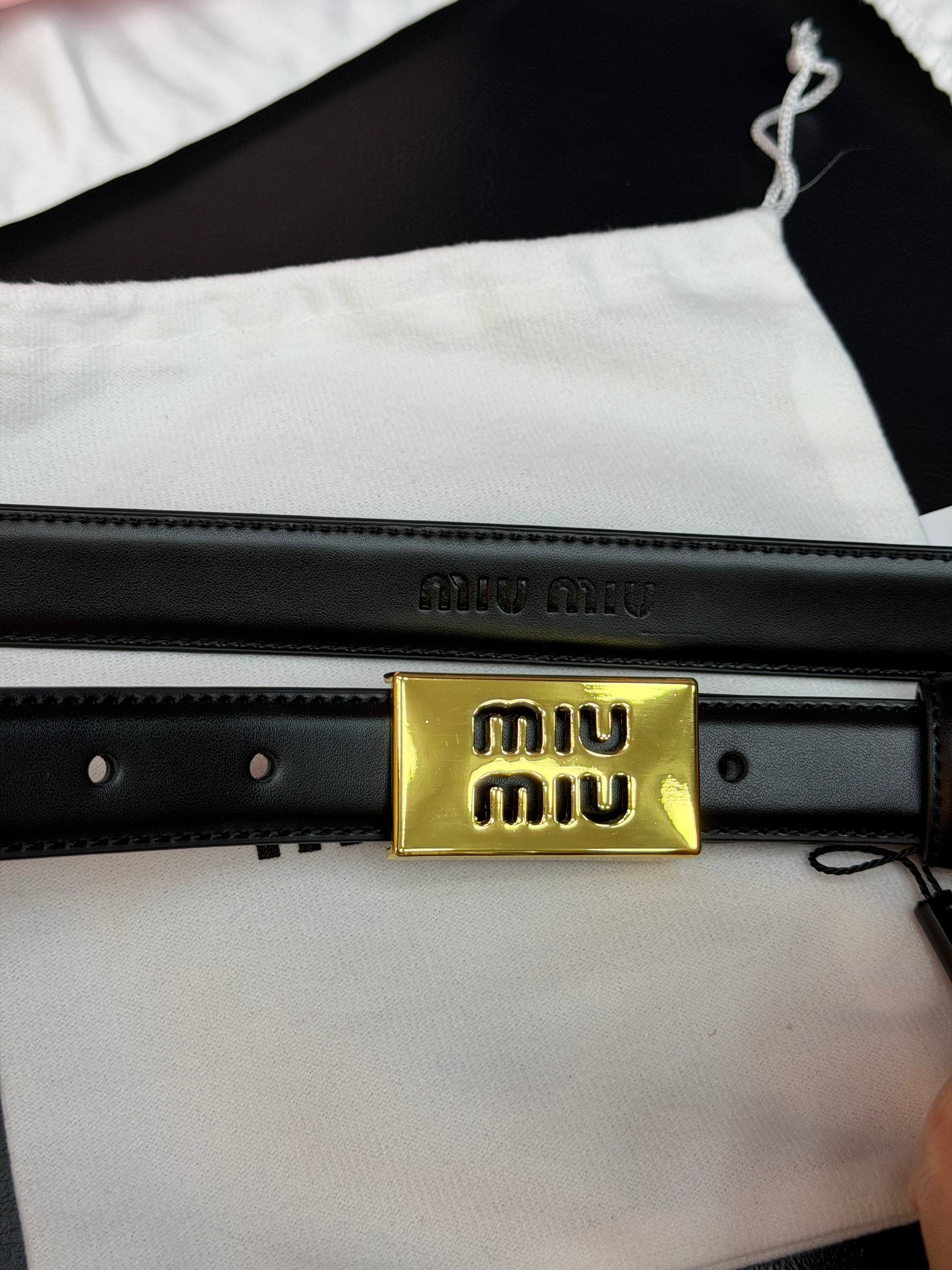 MiuMiu İthal Kemer 2,5 cm