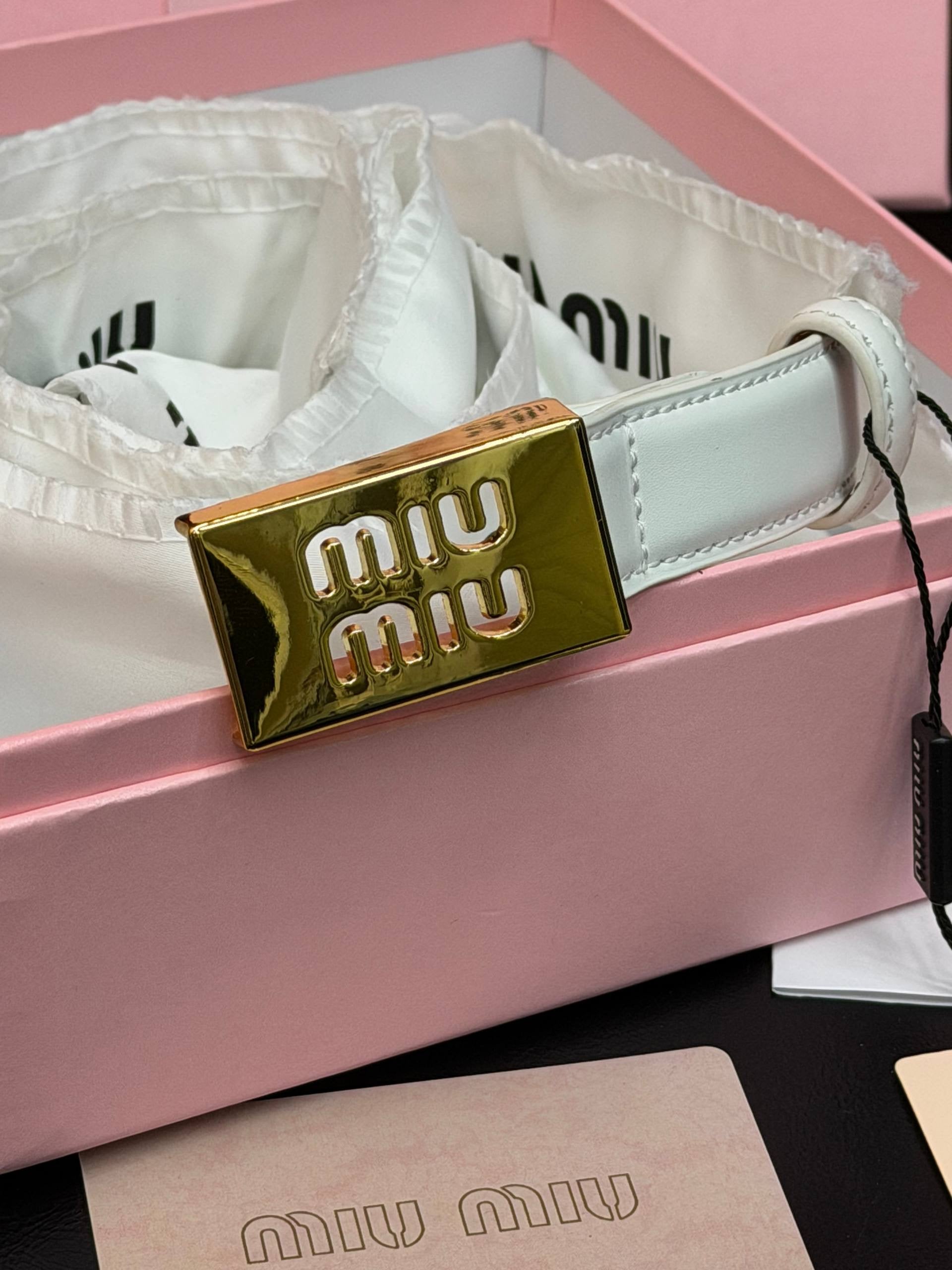MiuMiu İthal Kemer 2,5 cm
