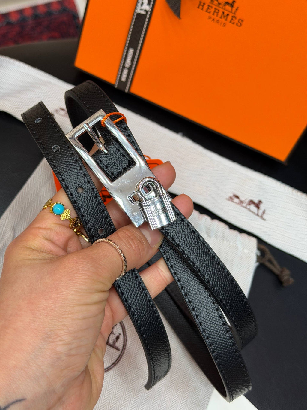Hermes İthal Kemer Silver Aksesuar 1.7 cm