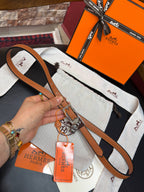 Hermes İthal Kemer Silver Aksesuar 1.7 cm