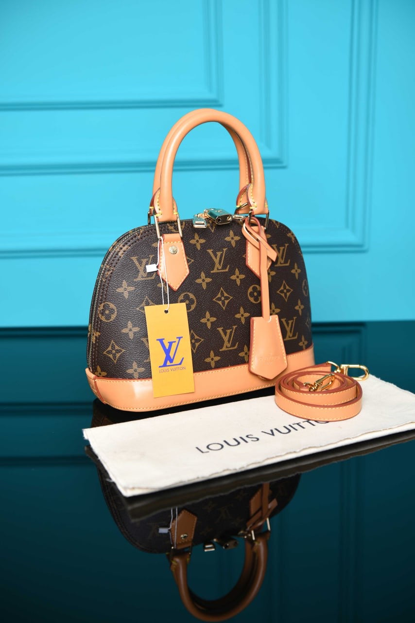 LOUIS VUITTON - Alma BB Bag in Suede (6 Renk)
