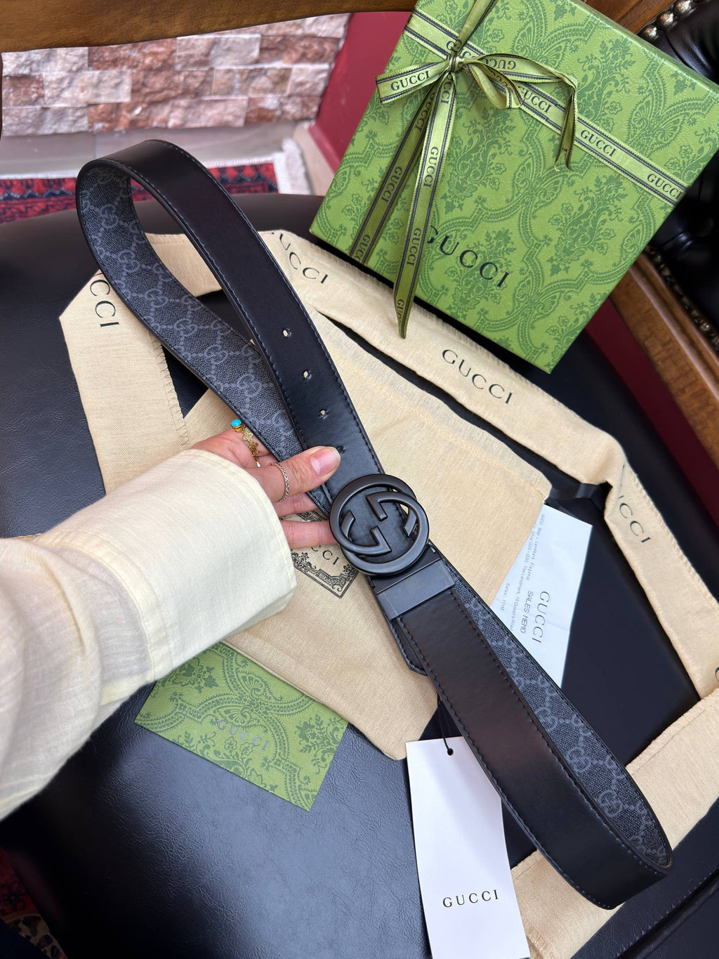 Gucci İthal Kemer 3,5 cm