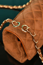 CHANEL - 2.55 Double Flap Bag in Suede (5 Renk)