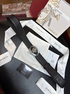 Versace İthal Kemer Silver Aksesuar 3,7 cm