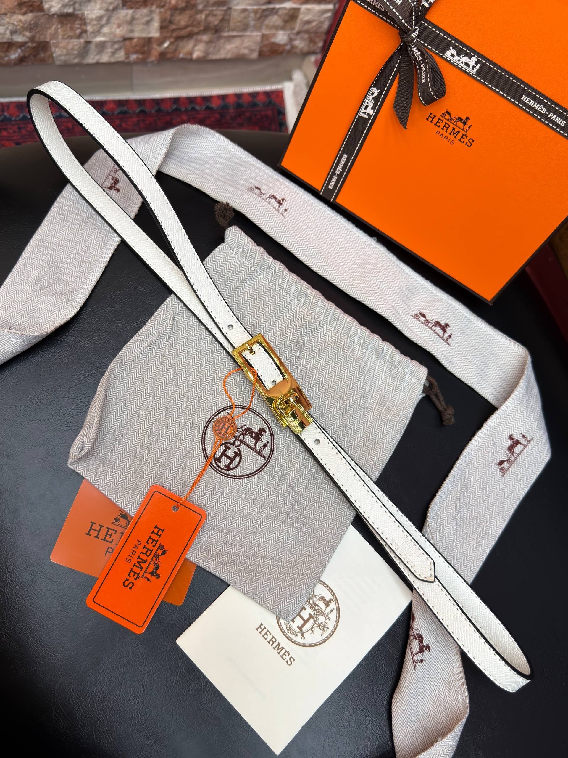 Hermes İthal Kemer Gold Aksesuar 1.7 cm