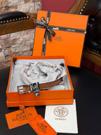Hermes İthal Kemer Silver Aksesuar 1.7 cm