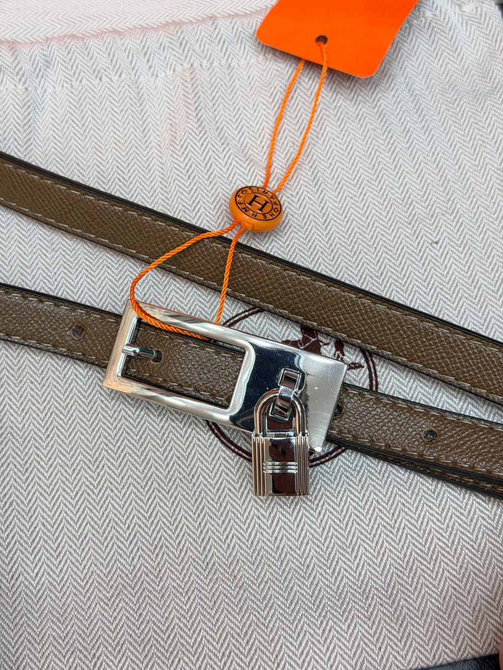 Hermes İthal Kemer Silver Aksesuar 1.7 cm
