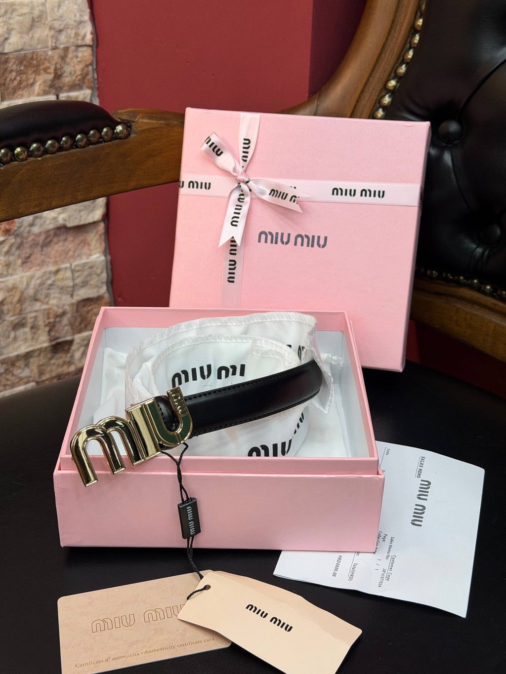 MiuMiu İthal Kemer 2,5 cm