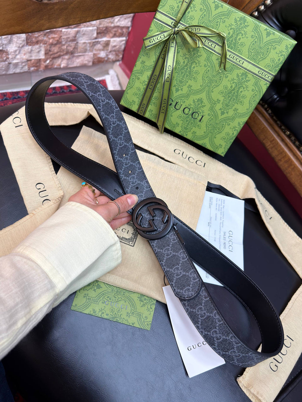 Gucci İthal Kemer 3,5 cm