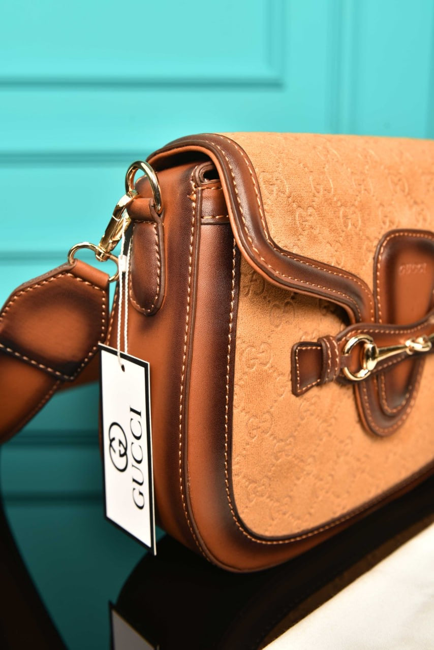 GUCCI - Horsebit Shoulder Bag in Leather (4 Renk)