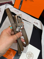 Hermes İthal Kemer Silver Aksesuar 1.7 cm