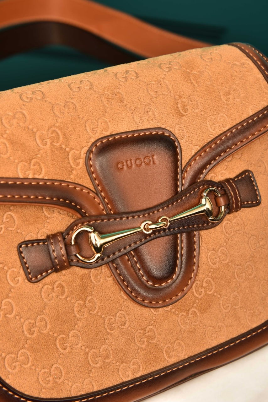 GUCCI - Horsebit Shoulder Bag in Leather (4 Renk)