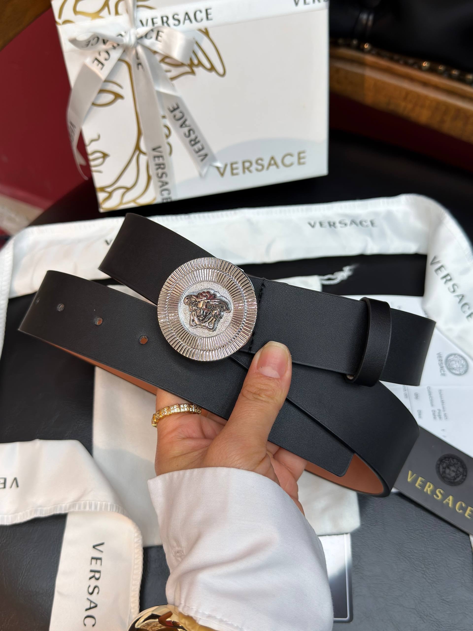 Versace İthal Kemer 3,7 cm