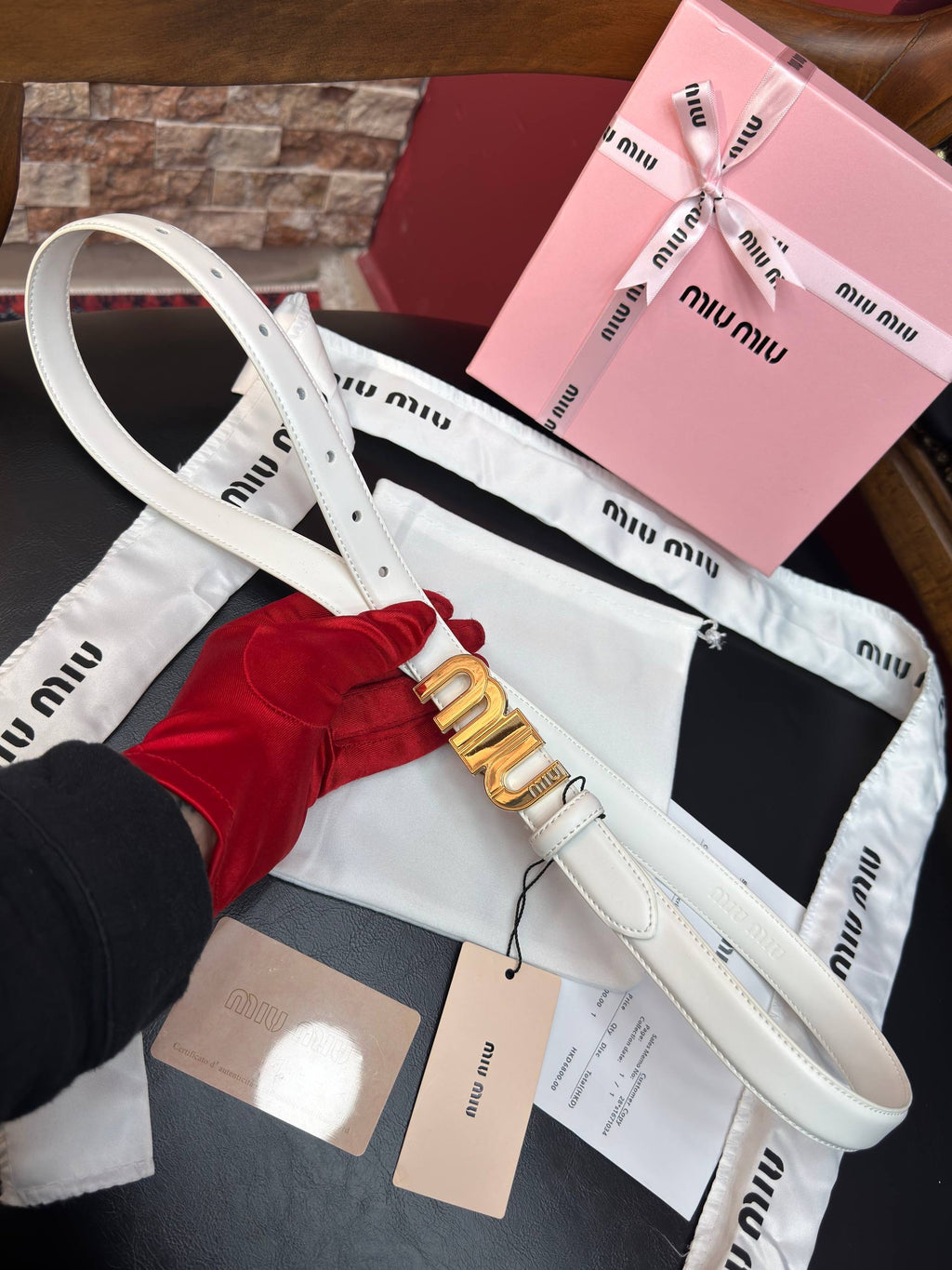 MiuMiu İthal Kemer 2,5 cm