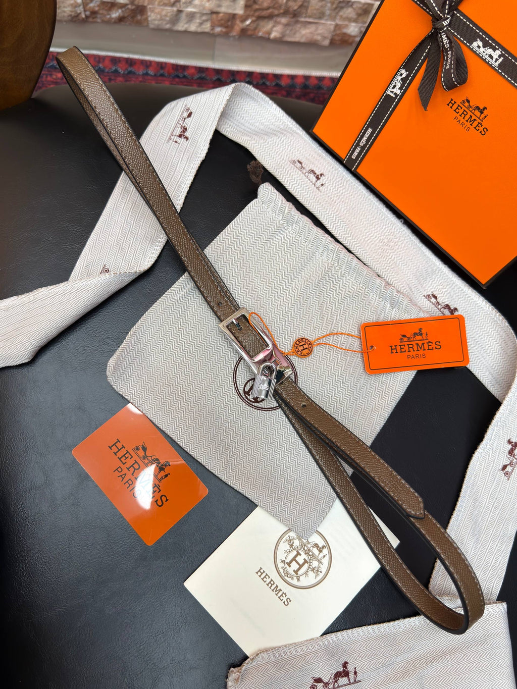 Hermes İthal Kemer Silver Aksesuar 1.7 cm