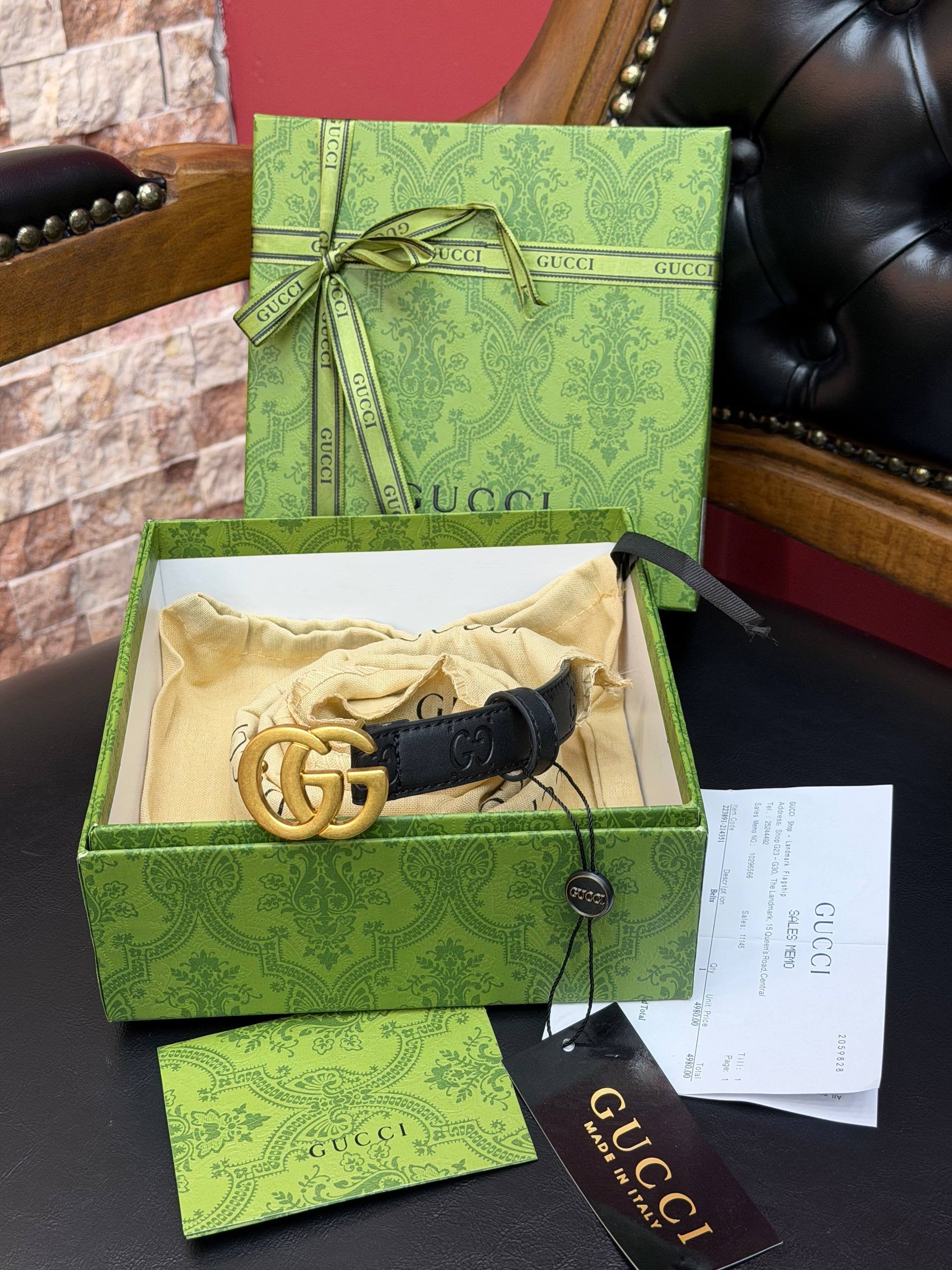 Gucci İthal Kemer 1,8 cm