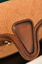GUCCI - Horsebit Shoulder Bag in Leather (4 Renk)
