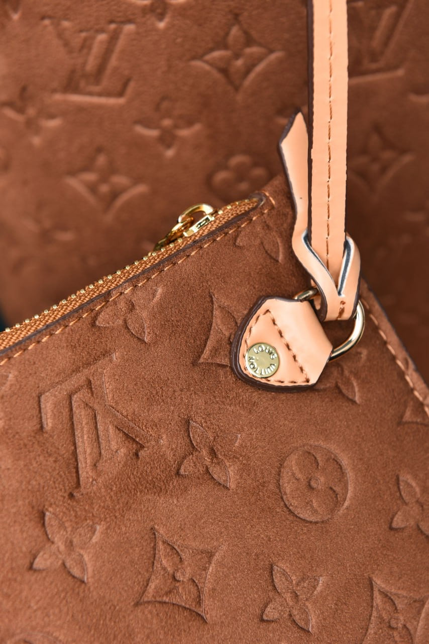 LOUIS VUITTON - Neverfull Empreinte MM in Suede (2 Renk)