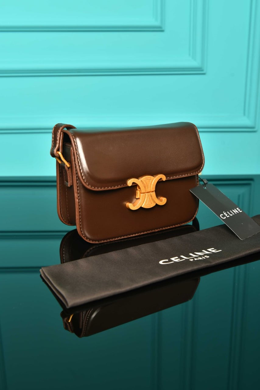 CELINE - Classique Triomphe Bag in Shiny (7 Renk)