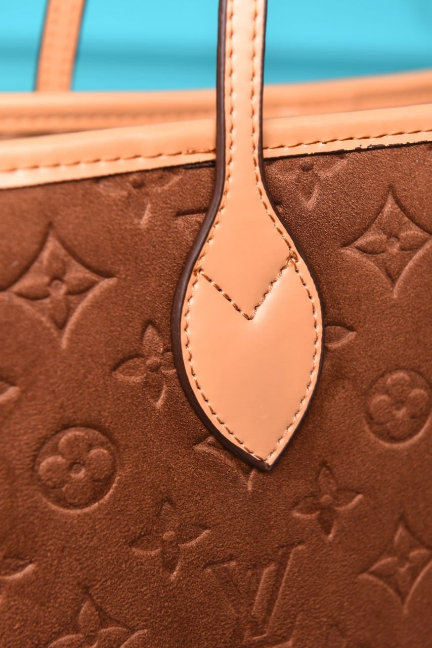 LOUIS VUITTON - Neverfull Empreinte MM in Suede (2 Renk)