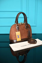 LOUIS VUITTON - Alma BB Bag in Suede (3 Renk)