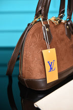 LOUIS VUITTON - Alma BB Bag in Suede (3 Renk)