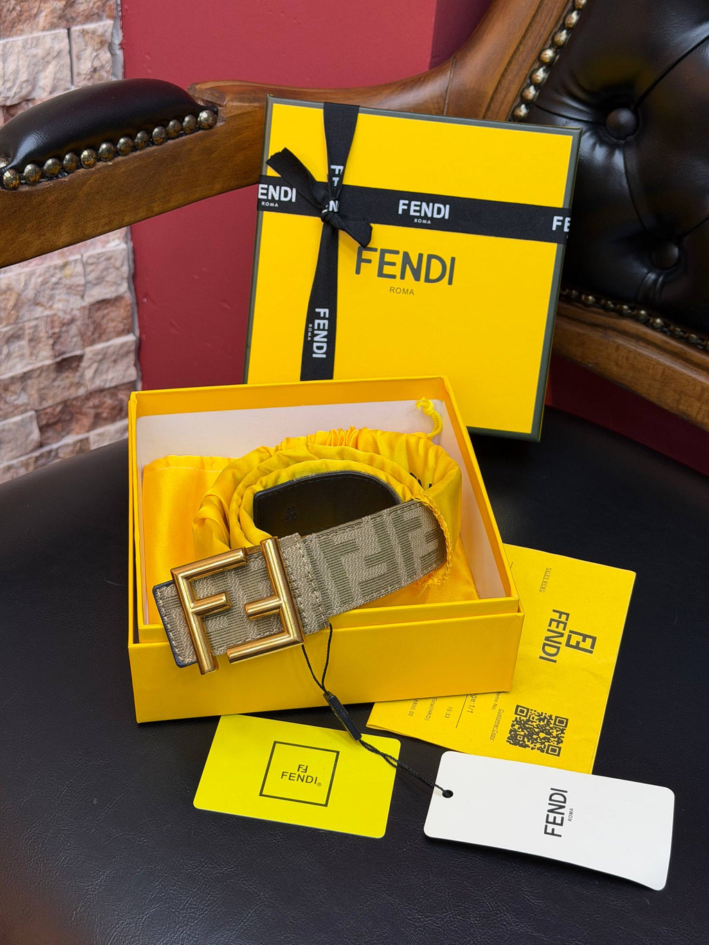 Fendi İthal Kemer 3,7 cm