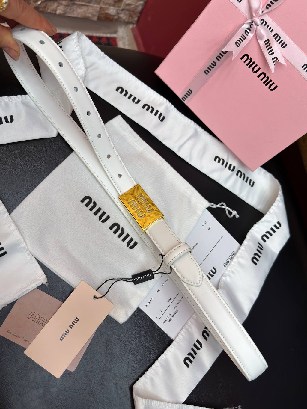 MiuMiu İthal Kemer 2,5 cm