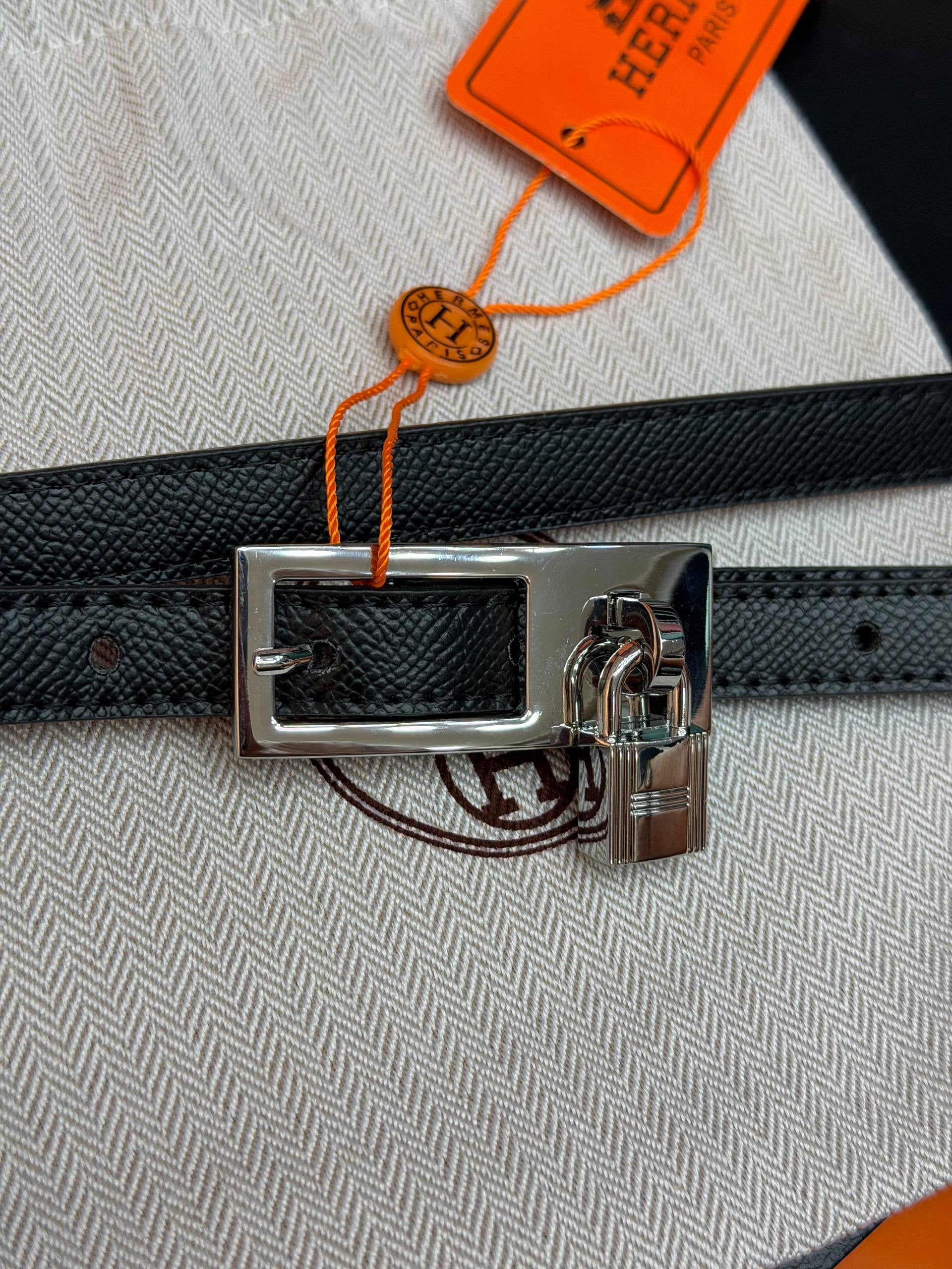 Hermes İthal Kemer Silver Aksesuar 1.7 cm
