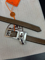 Hermes İthal Kemer Silver Aksesuar 1.7 cm