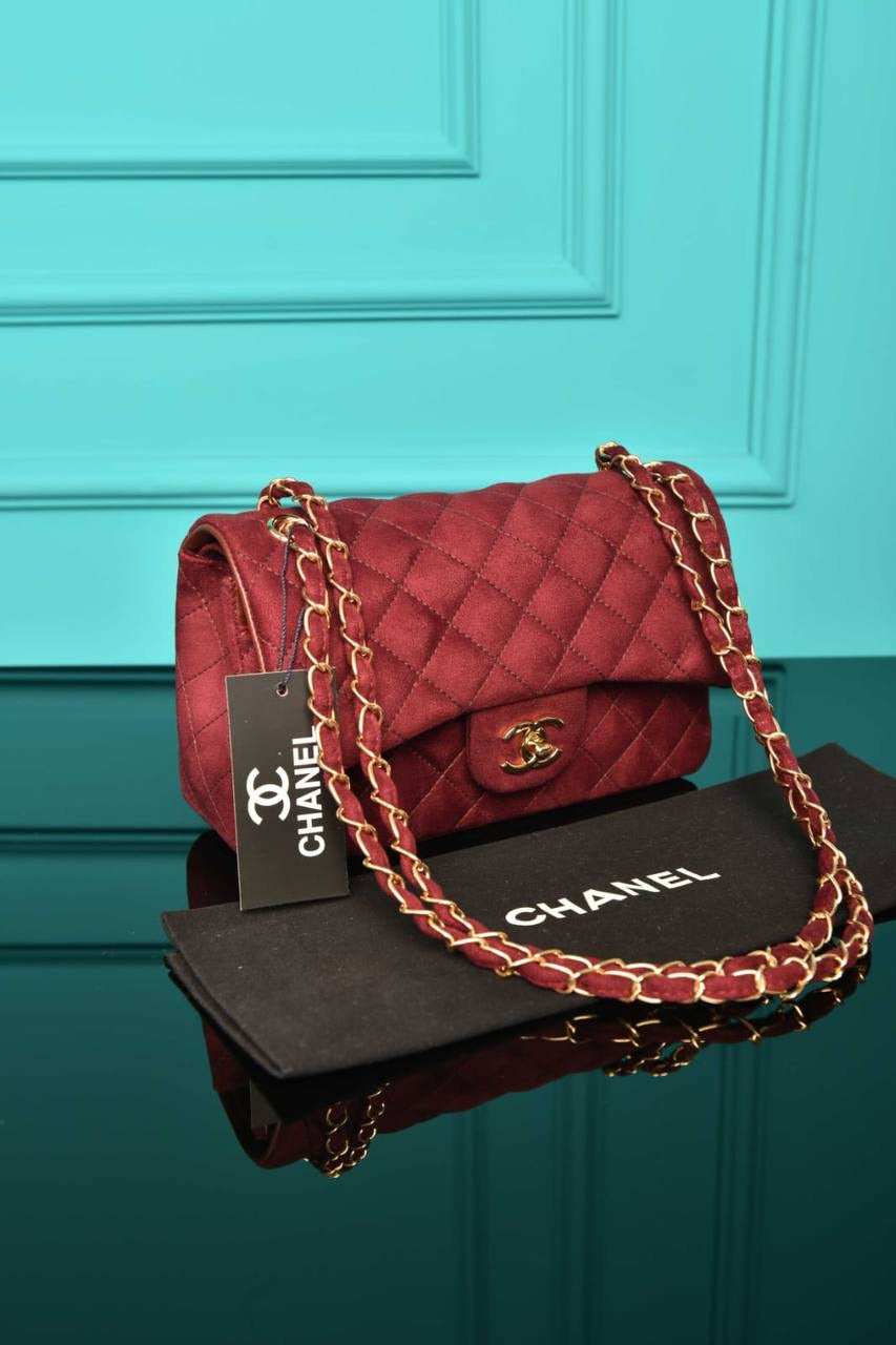 CHANEL - 2.55 Double Flap Bag in Suede (5 Renk)