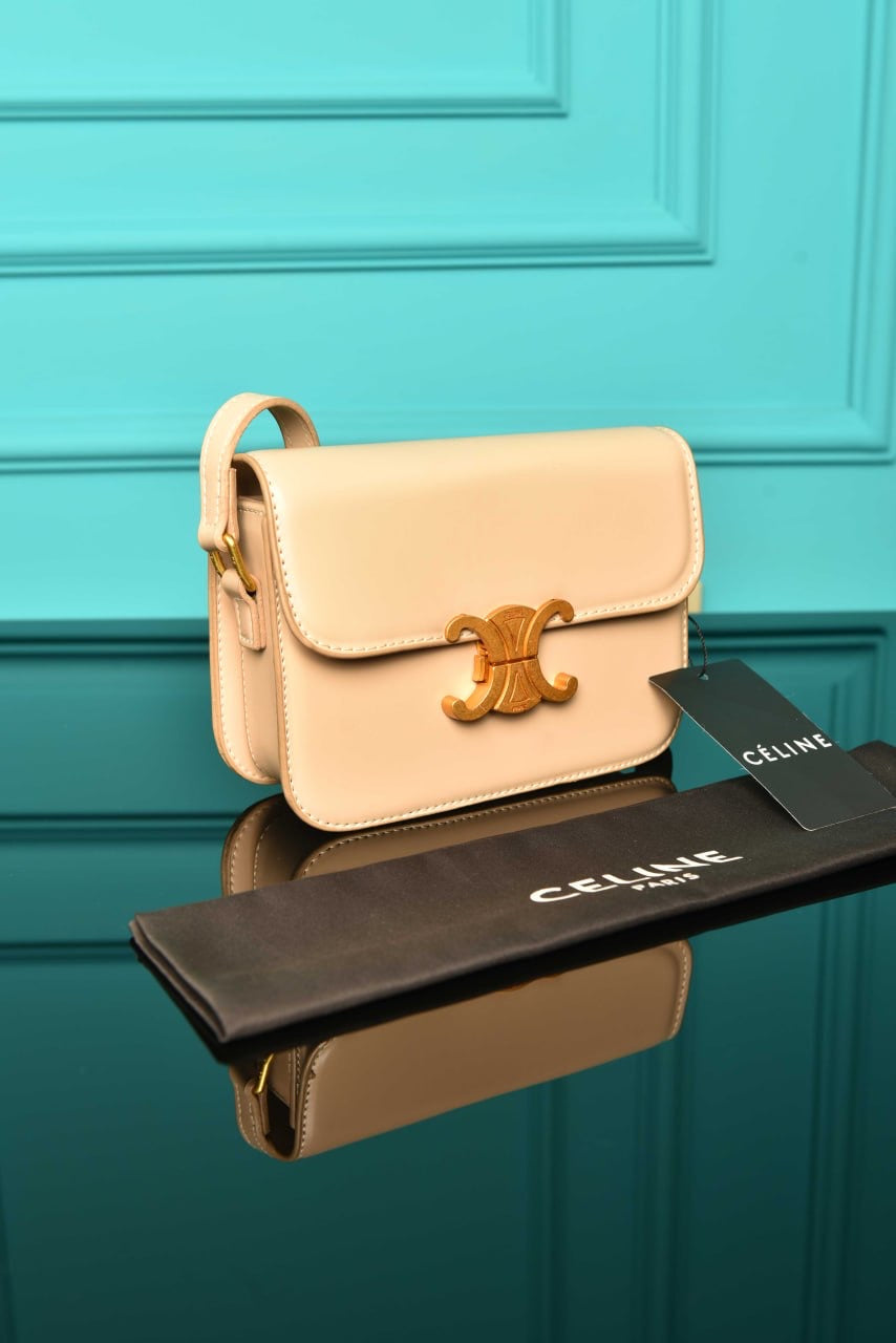 CELINE - Classique Triomphe Bag in Shiny (7 Renk)