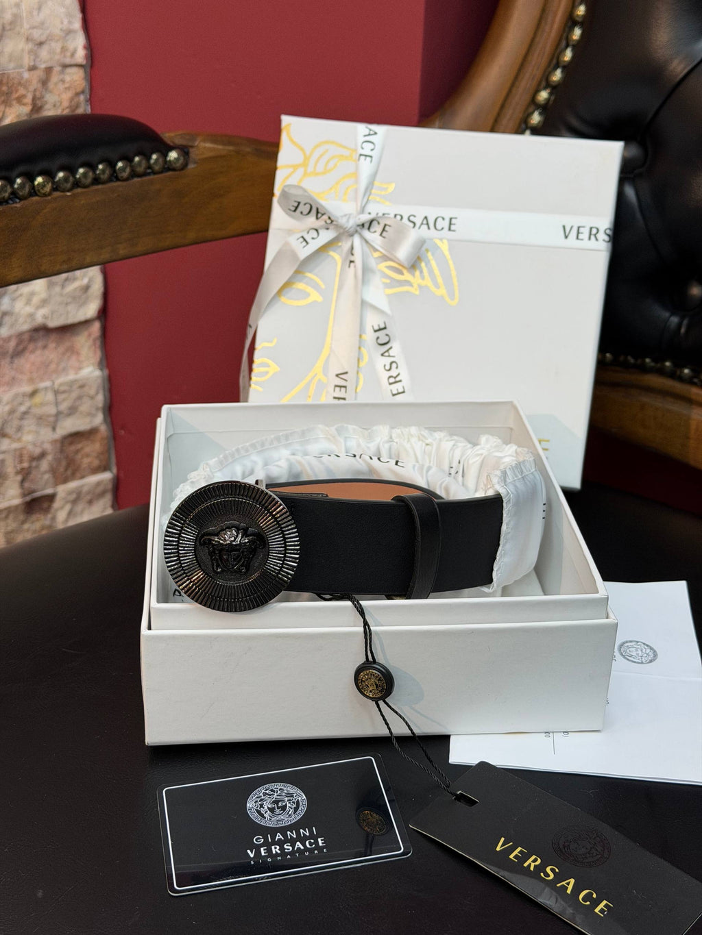 Versace İthal Kemer 3,7 cm