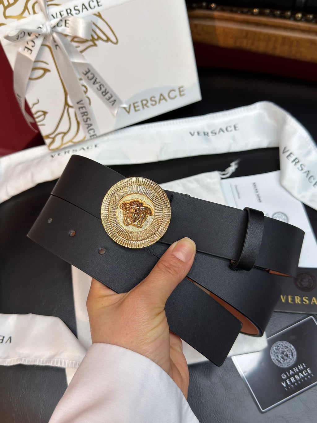 Versace İthal Kemer 3,7 cm