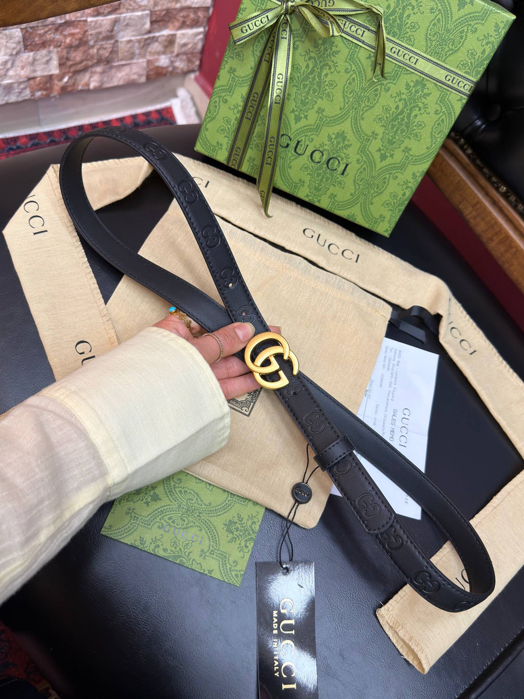 Gucci İthal Kemer 1,8 cm