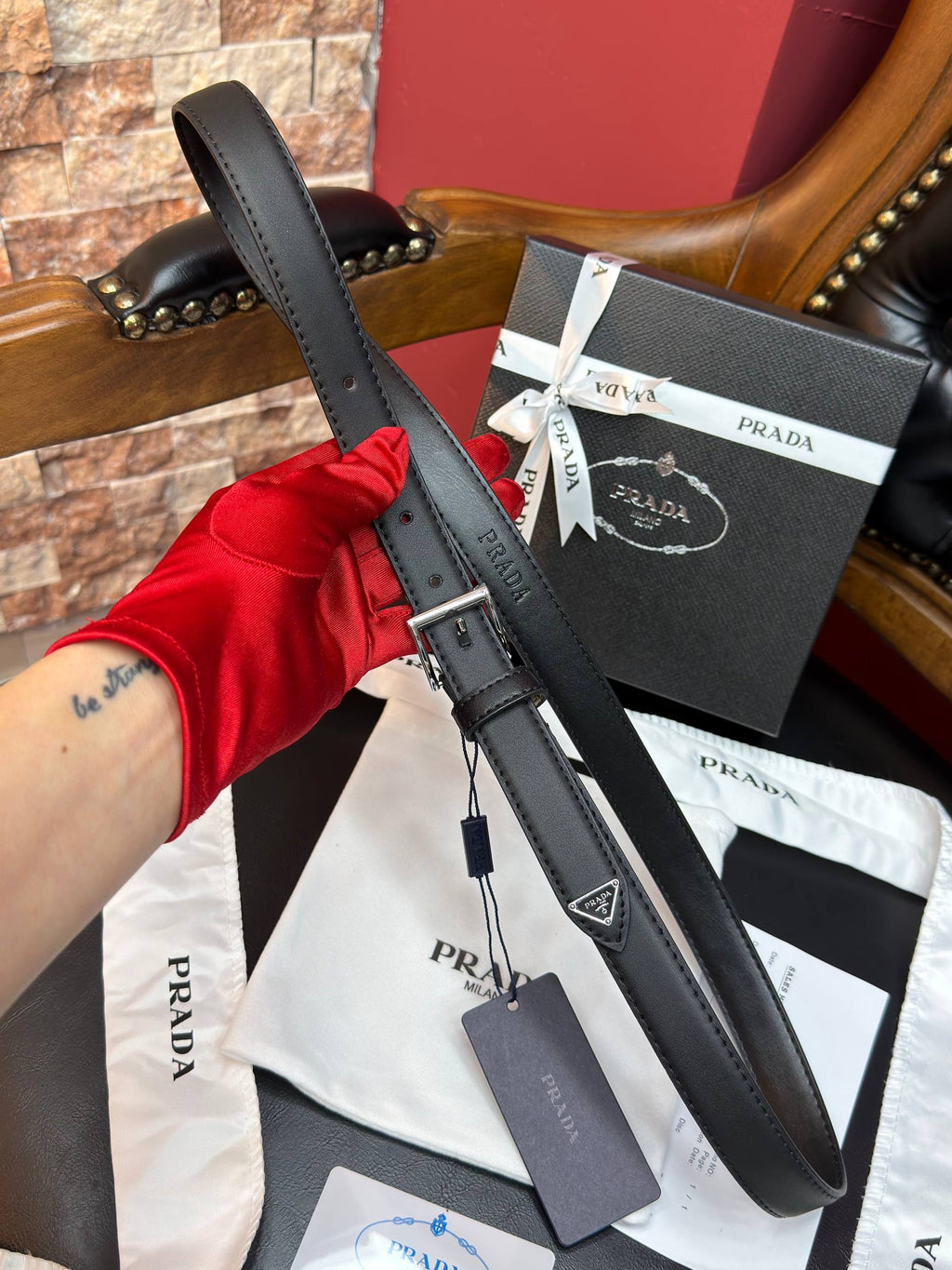 Prada İthal Kemer 2,4 cm