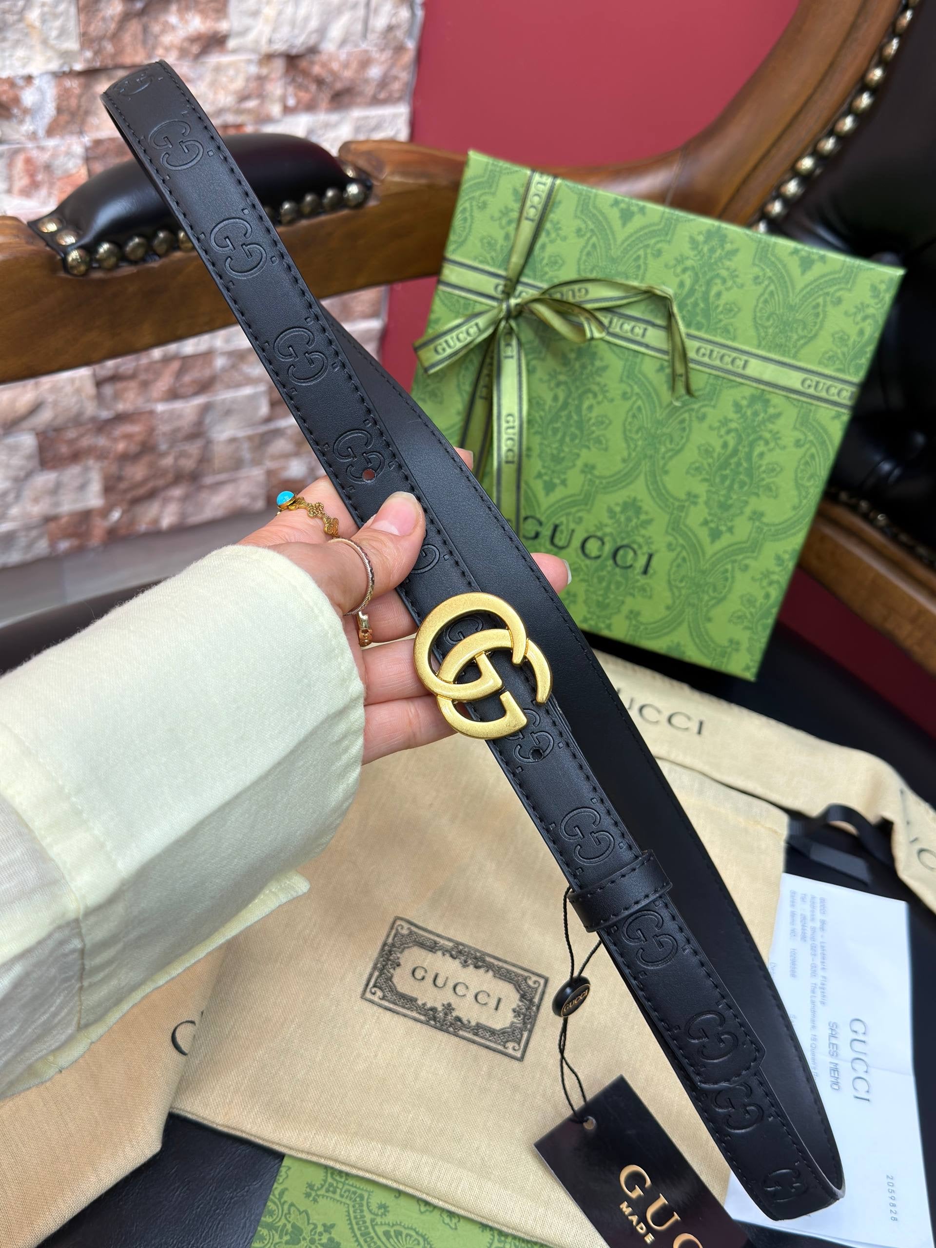 Gucci İthal Kemer 1,8 cm
