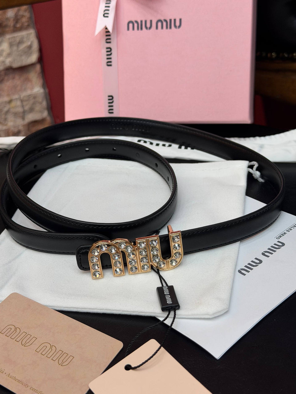 MiuMiu İthal Kemer 1,7 cm