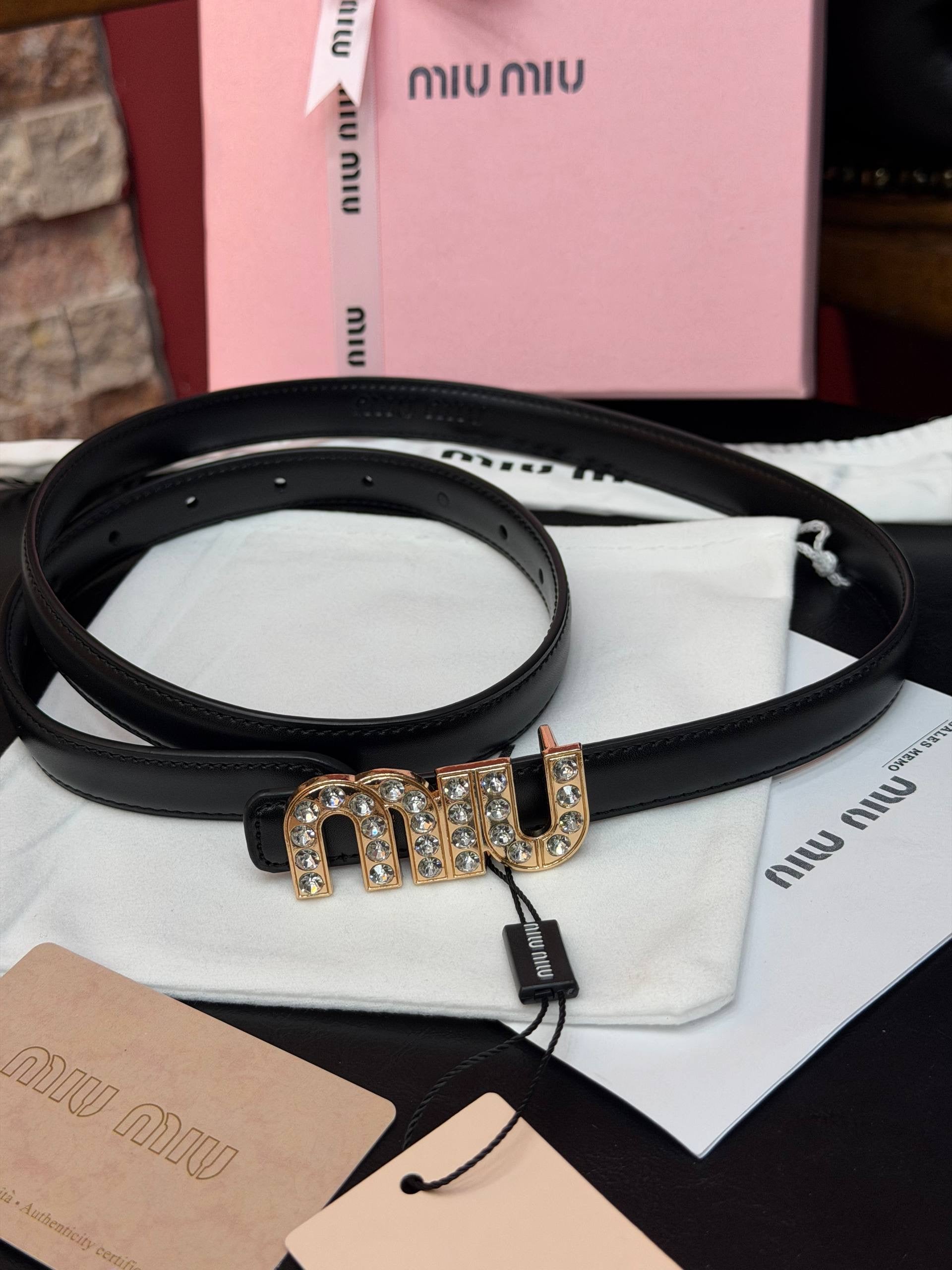MiuMiu İthal Kemer 1,7 cm