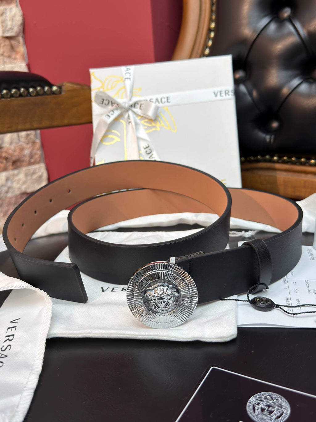 Versace İthal Kemer 3,7 cm