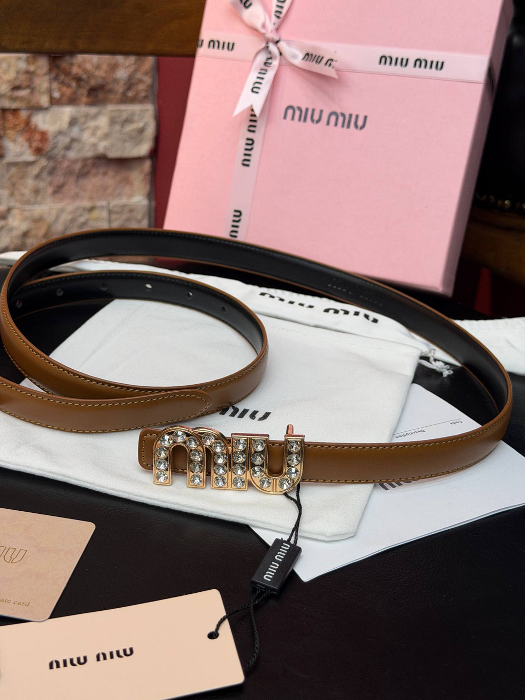 MiuMiu İthal Kemer 1,7 cm