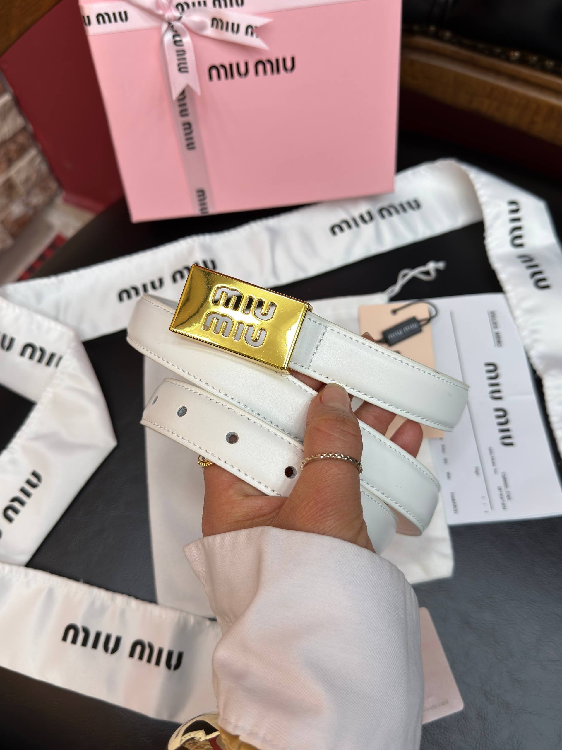 MiuMiu İthal Kemer 2,5 cm