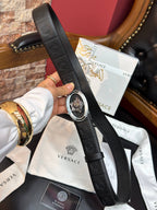 Versace İthal Kemer Silver Aksesuar 3,7 cm