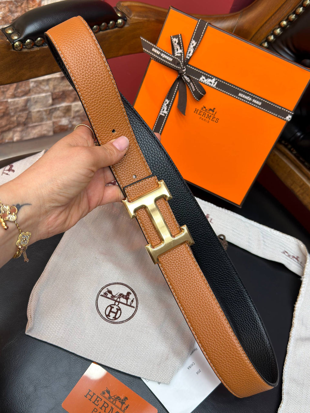 Hermes İthal Kemer 3,5 cm