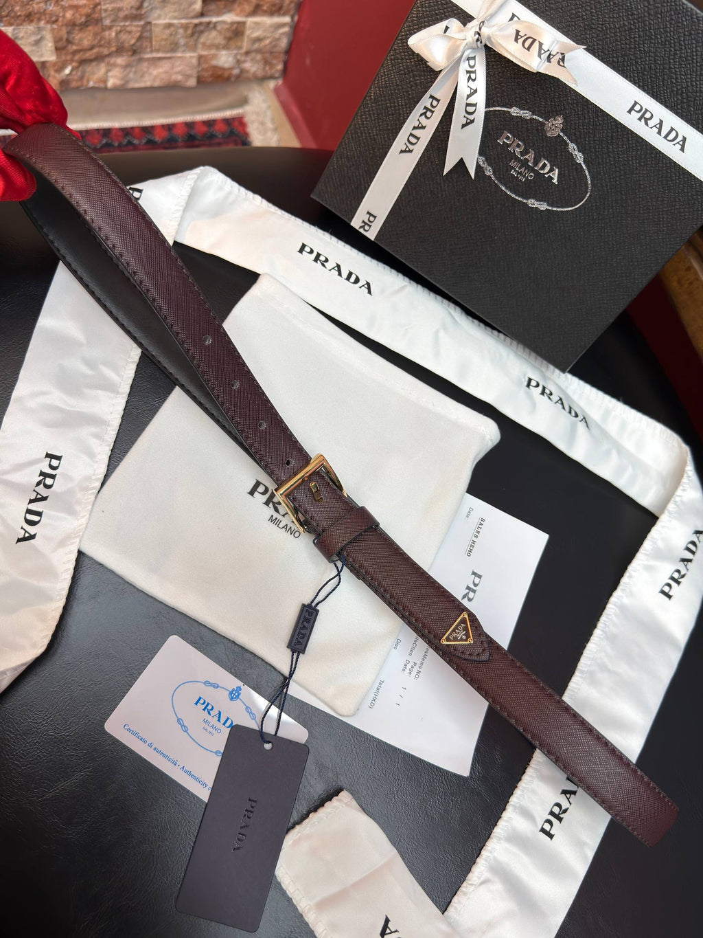 Prada İthal Kemer 2,4 cm