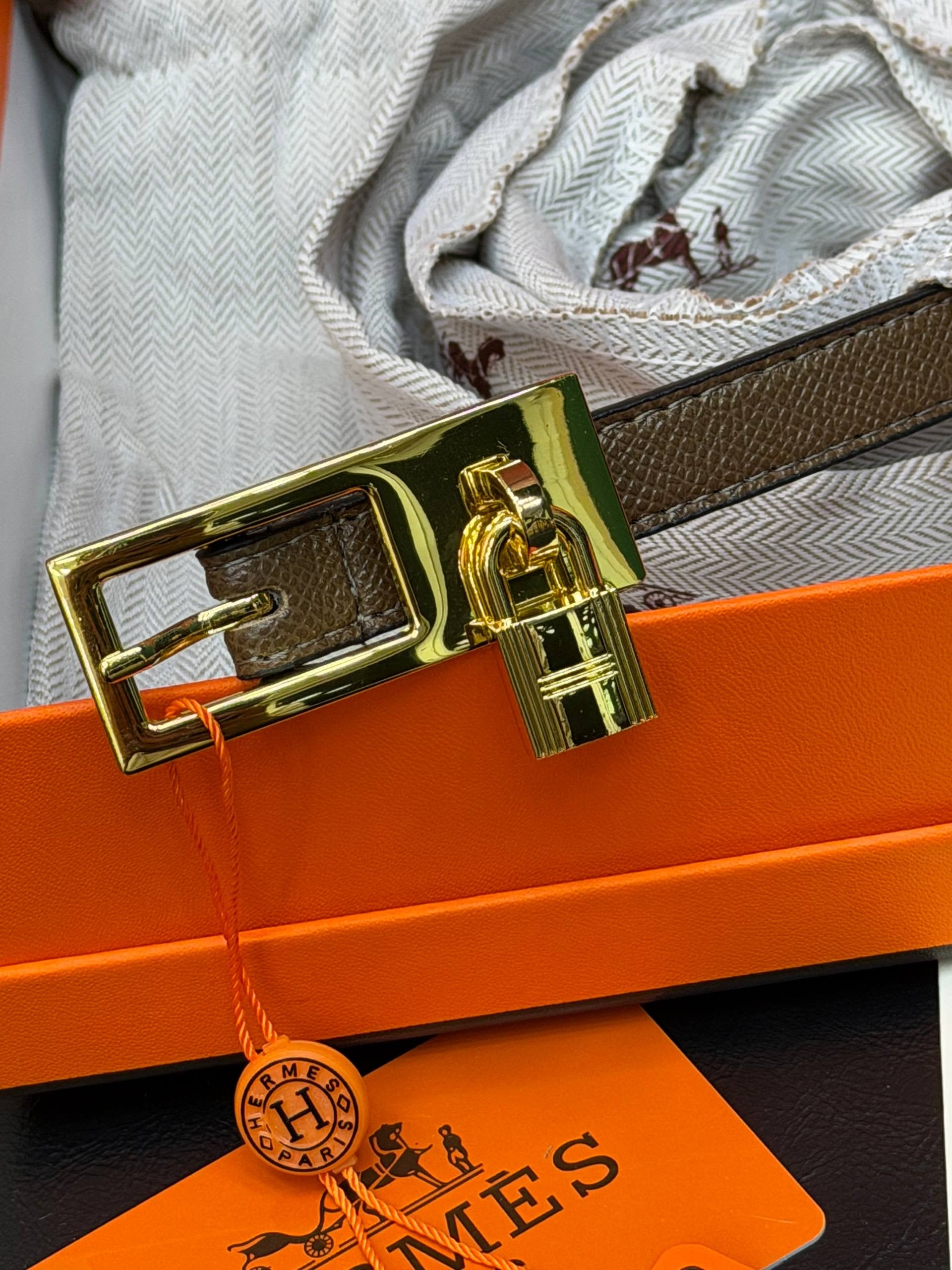 Hermes İthal Kemer Gold Aksesuar 1.7 cm