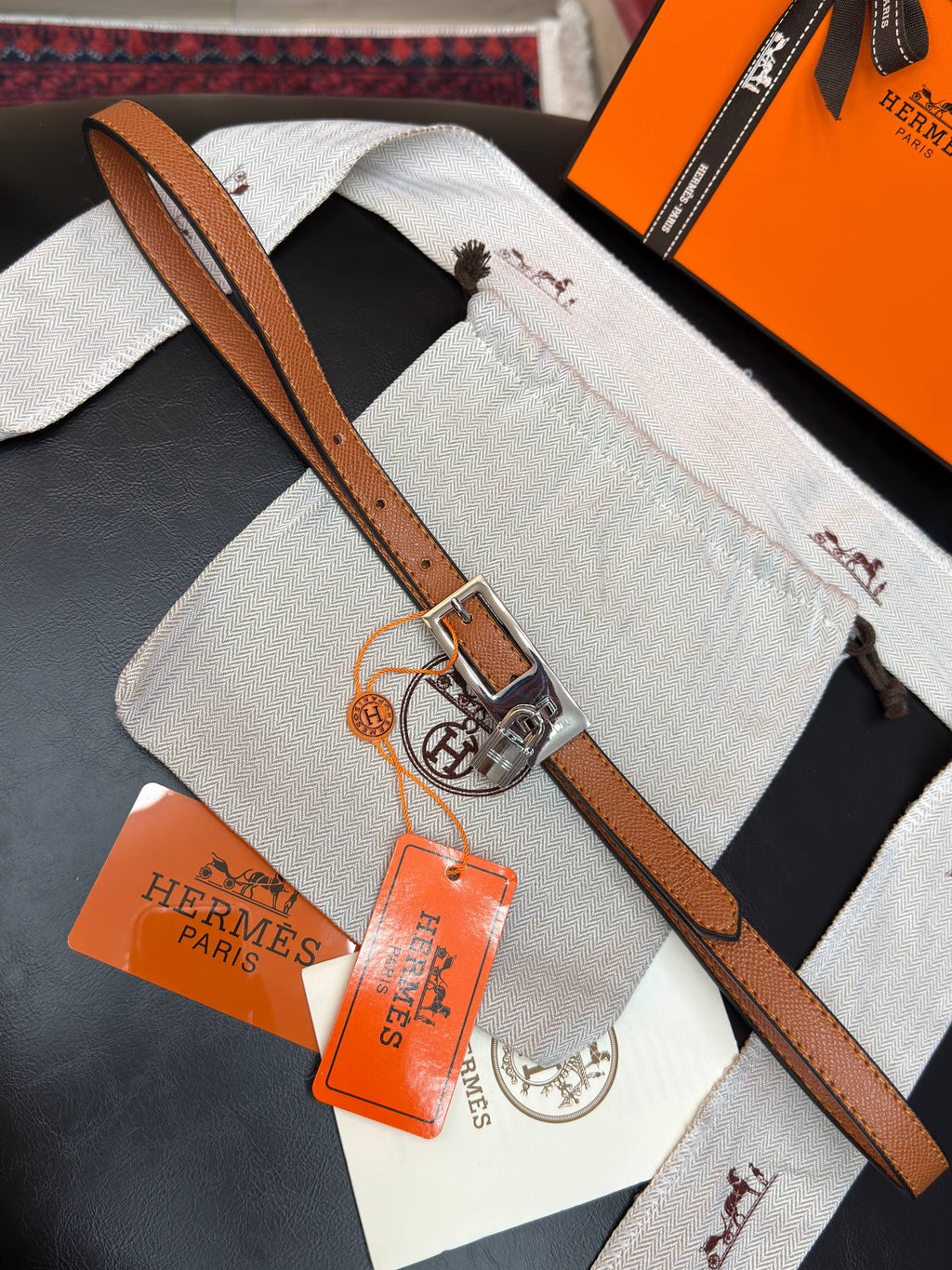Hermes İthal Kemer Silver Aksesuar 1.7 cm
