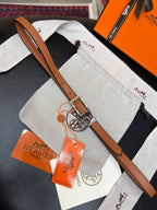 Hermes İthal Kemer Silver Aksesuar 1.7 cm