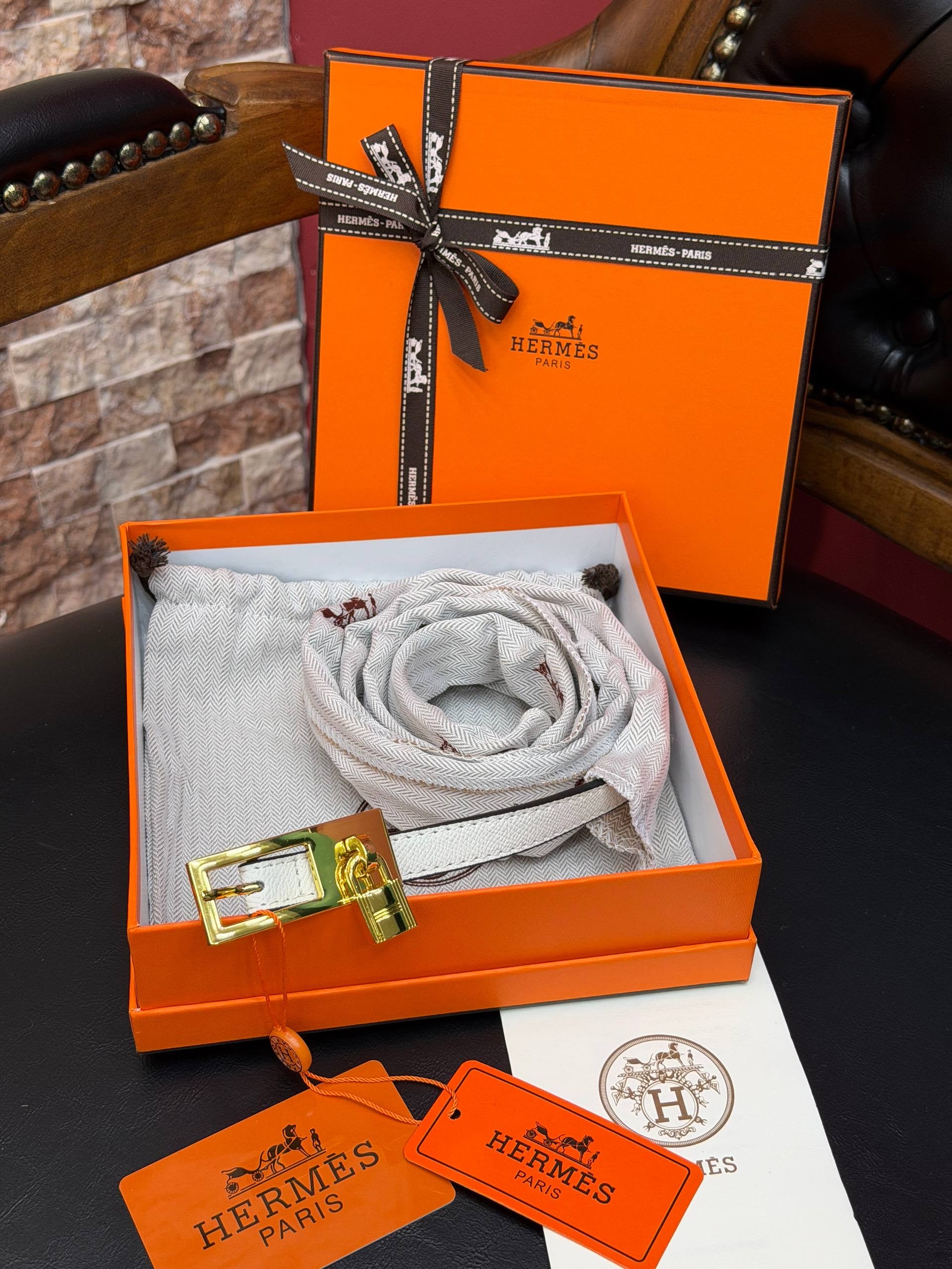 Hermes İthal Kemer Gold Aksesuar 1.7 cm